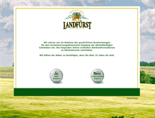 Tablet Screenshot of landfuerst-bier.de